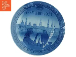 Royal Copenhagen Jubilæumsplatte fra Royal Copenhagen (str. Diameter 18 cm)