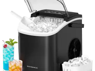 Bordmodel isterningmaskine – 9 terninger på 6 min., selvrensende, sort