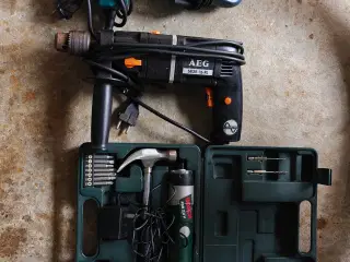 En god samlet pakke elværktøj 220v mv. 