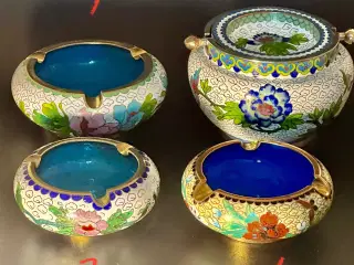 Vintage CLOISONNE genstande sælges. Læs beskrivels