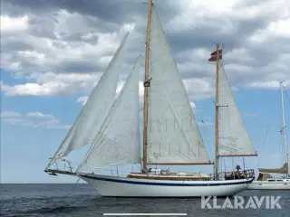 Glasfiber ketch sejlbåd Santa Maria 36 fod