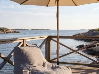 Parasol Ø 3 meter i natur