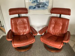 Stressless lænestol + skammel + sofa 