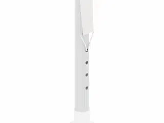 Festtelt med sidevægge 4x9 m 90 g/m² hvid