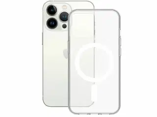 Mobilcover KSIX iPhone 13 Pro Sort Gennemsigtig