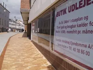 Butik udlejes i Aabenraa