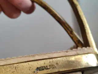 Tunge messing stigbøjler voksen (11 cm)