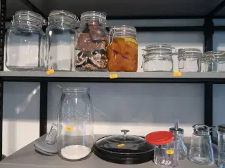 Sylteglas, fermenteringsglas m.m.