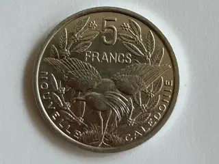 5 Francs Caledonia 1990
