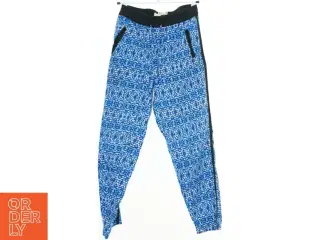 Blå sweatpants med mønster fra Units (str. 140)