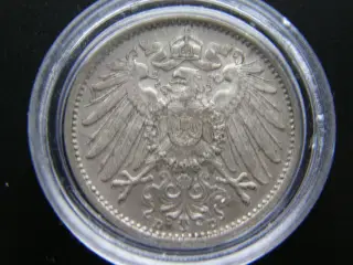 Tyskland  1 Mark  1915 D  Sølv  KM#14.