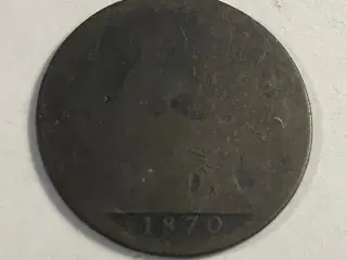 One Penny 1870 England