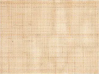 Rørflet i ulakeret rattan - 40 cm bred, 50 cm lang