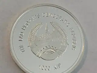 1000 Kip Olympics - Laos 2004 - .999 Silver