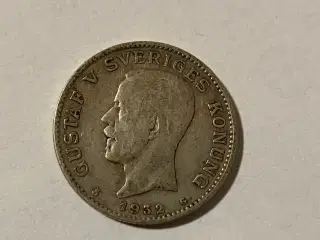 1 Krona 1932 Sweden - Silver