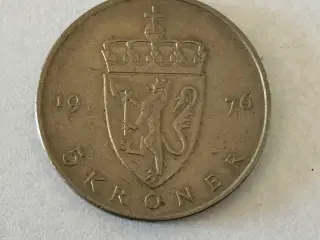 5 Kroner Norge 1976