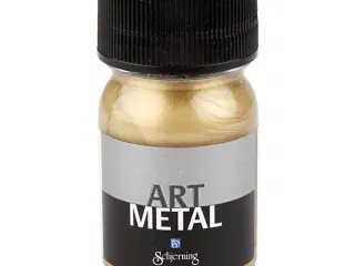 Hobbymaling Metallic Lys Guld 30ml - Høj Dækkeevne