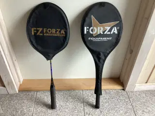 2 FORZA  junior badminton ketchere m. Cover