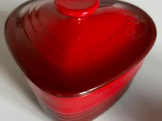 Le creuset hjerte skål med låg