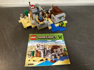 LEGO 21121 Minecraft Desert Outpost med manual