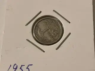 5 Centavos Guatamala 1955