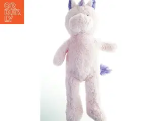 Lyserød enhjørning bamse (str. 80 cm)
