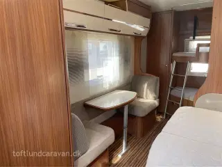 2014 - Adria Alpina 663 UK   Helårs-FAMILIEVOGN, op til 8 sovepladser, ALT I UDSTYR inkl. stort fortelt fra 2024