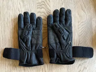 MC handsker i ægte læder og kevlar