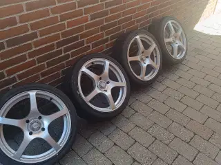 Alufælge 17" med dæk 205/40-17