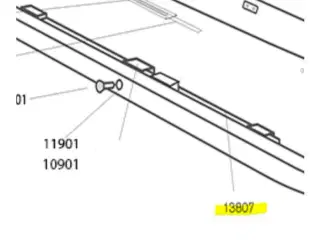 Thule låseskinne Alpine 100