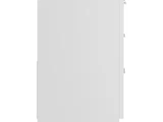 Underskab til håndvask 63x30x54 cm konstrueret træ hvid