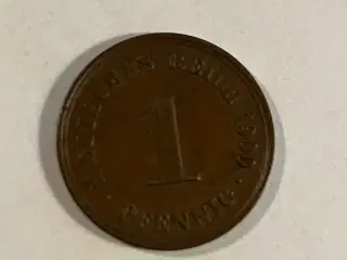 1 Pfennig Germany 1900