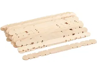 Konstruktionspinde i Træ - 30 stk. til Kreative Projekter