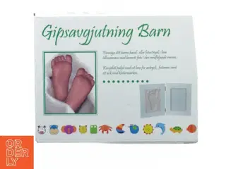 Gips afstøbningssæt til babys hænder og fødder fra Gildet (str. 24 x 20 cm)