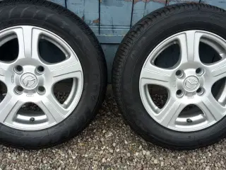 Alufælge 14" originale med dæk mazda/ford