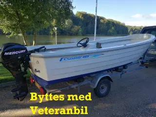 Båd Sæt Byttes med Veteranbil