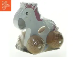 Trælegetøjsbil i form af en zebra fra Tuv (str. 10x10,5 cm)