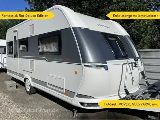 2019 - Hobby De Luxe Edition 495 UL   SUPERFLOT, Enkeltsenge m/lameludtræk, JUBILÆUMSMODEL, MASSER UDSTYR.