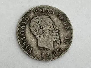 1 Lira Italy 1863