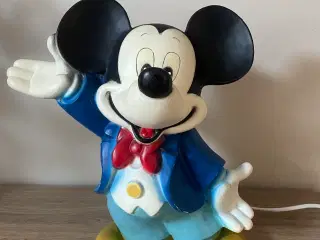 Flot gammel Mickey Mouse lampe fra Heico 