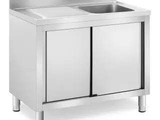 Køkkenvask stål – 400 x 400 x 240 mm