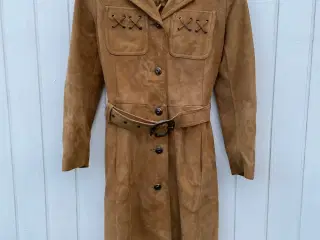 Vintage Rusindsfrakke i luksuskvalitetskind.