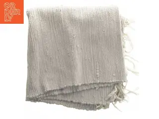 Kludetæppe med frynser (str. 62x120 cm)