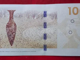 UNC. / BANKFRISK ET HUNDREDE 100 KRONE 2015