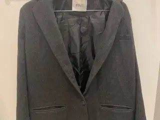 Mørkegrå blazer jakke