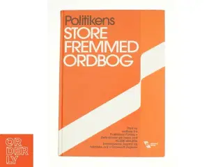 Politikens store fremmed ordbog fra Bog