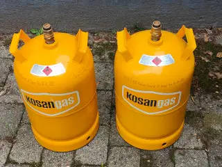 11 kg tomme gasflasker 2 Stk.