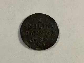 1 Skilling 1686 Danmark