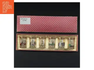 Vintage souvenir glas fra London (str. 6 x 4,5 cm)