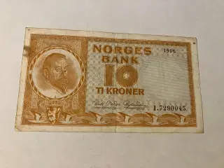 10 Kroner Norge 1966